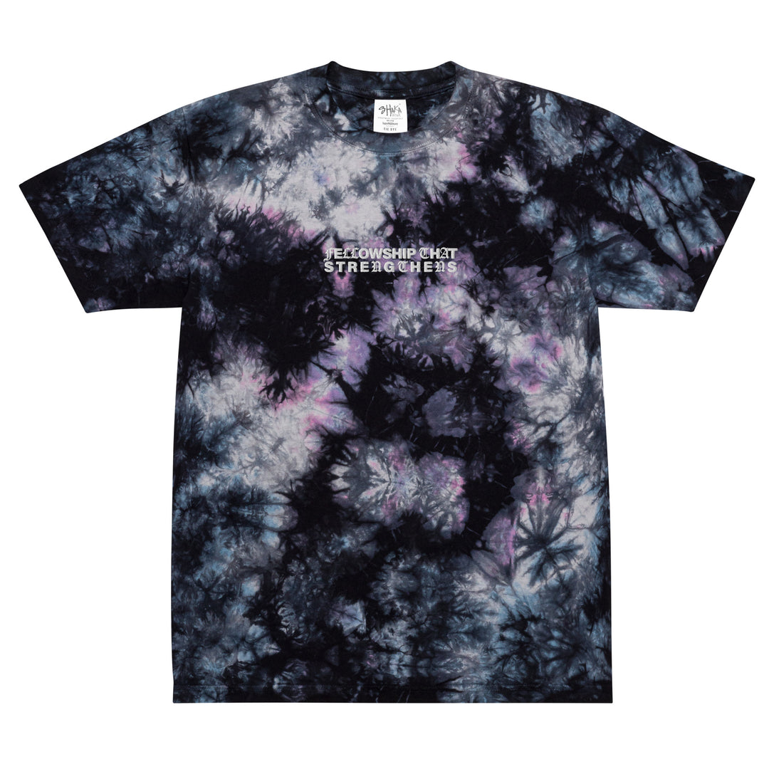 Fellowship That Strengthens Oversized tie-dye t-shirt – Koinonia